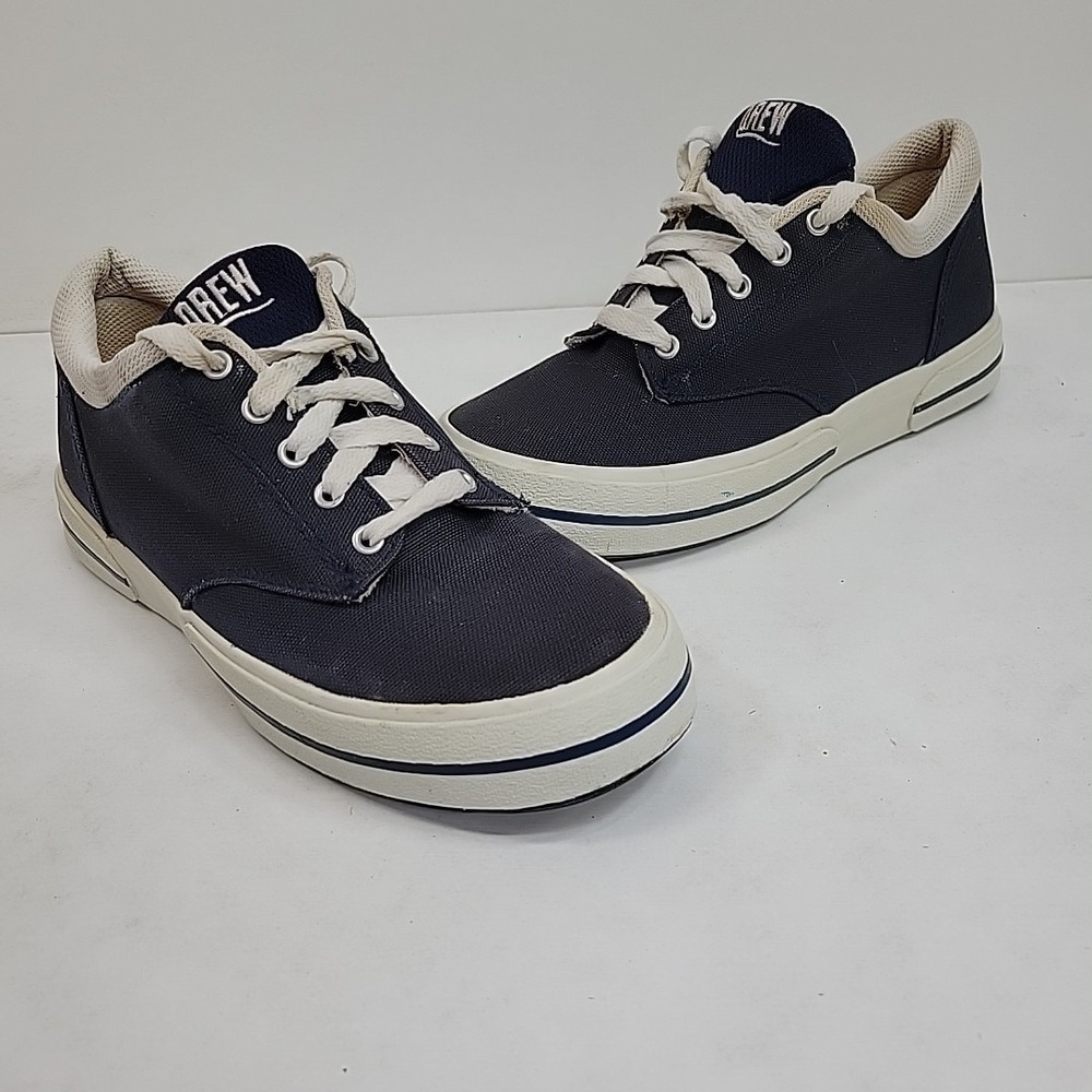 Drew Men's Chunky Canvas Skate Shoes Size 7M  Navy Walking Lace‎ Up Comfort